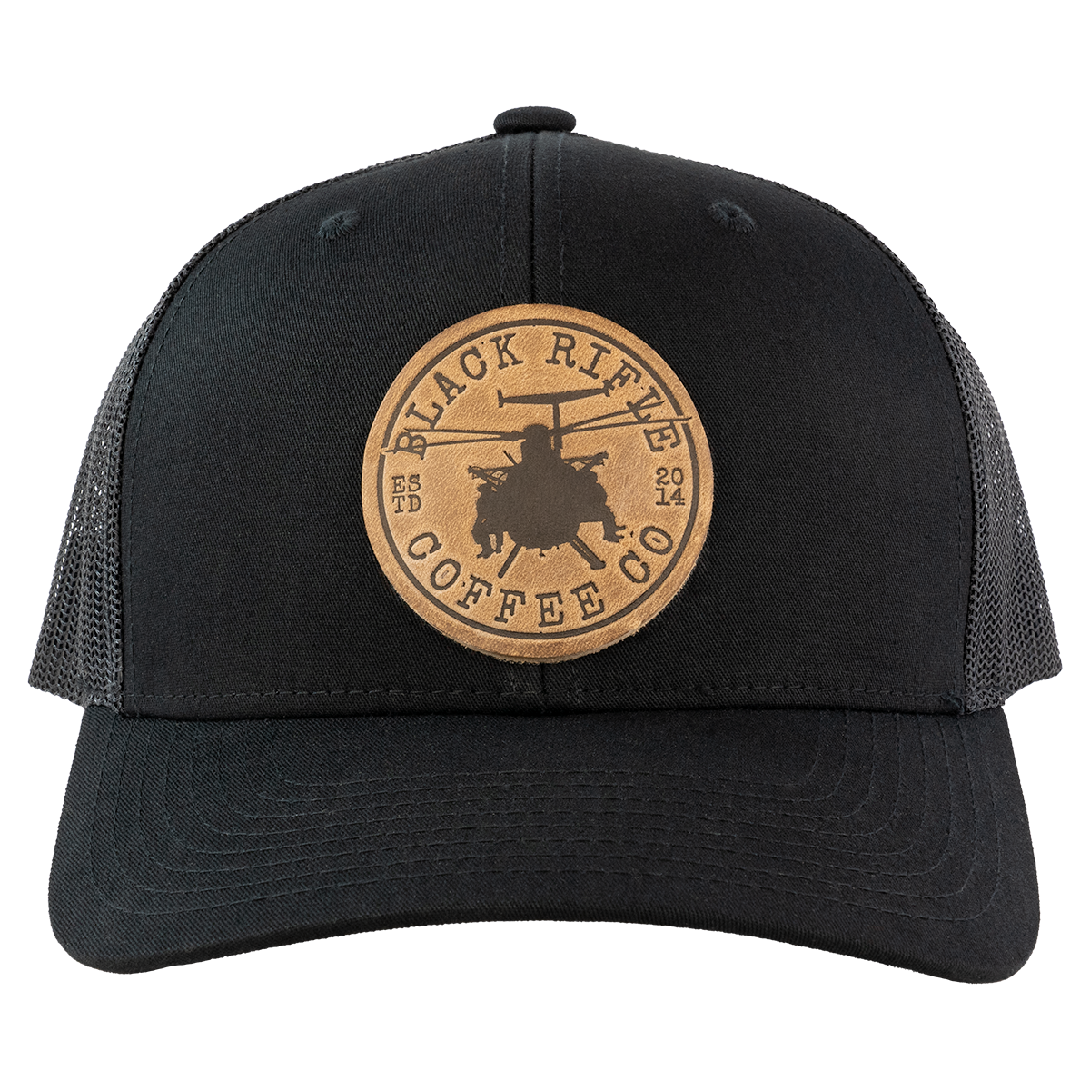 Gunship Leather Patch Trucker Hat - Image 2