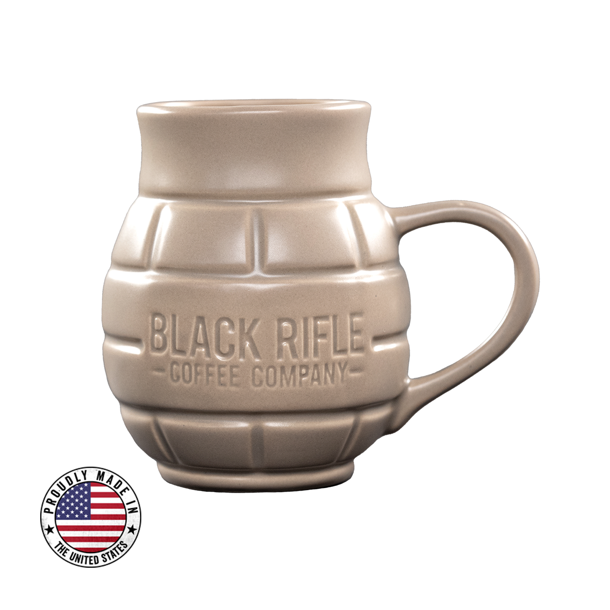 Brcc Grenade Mug, Taupe - Image 2