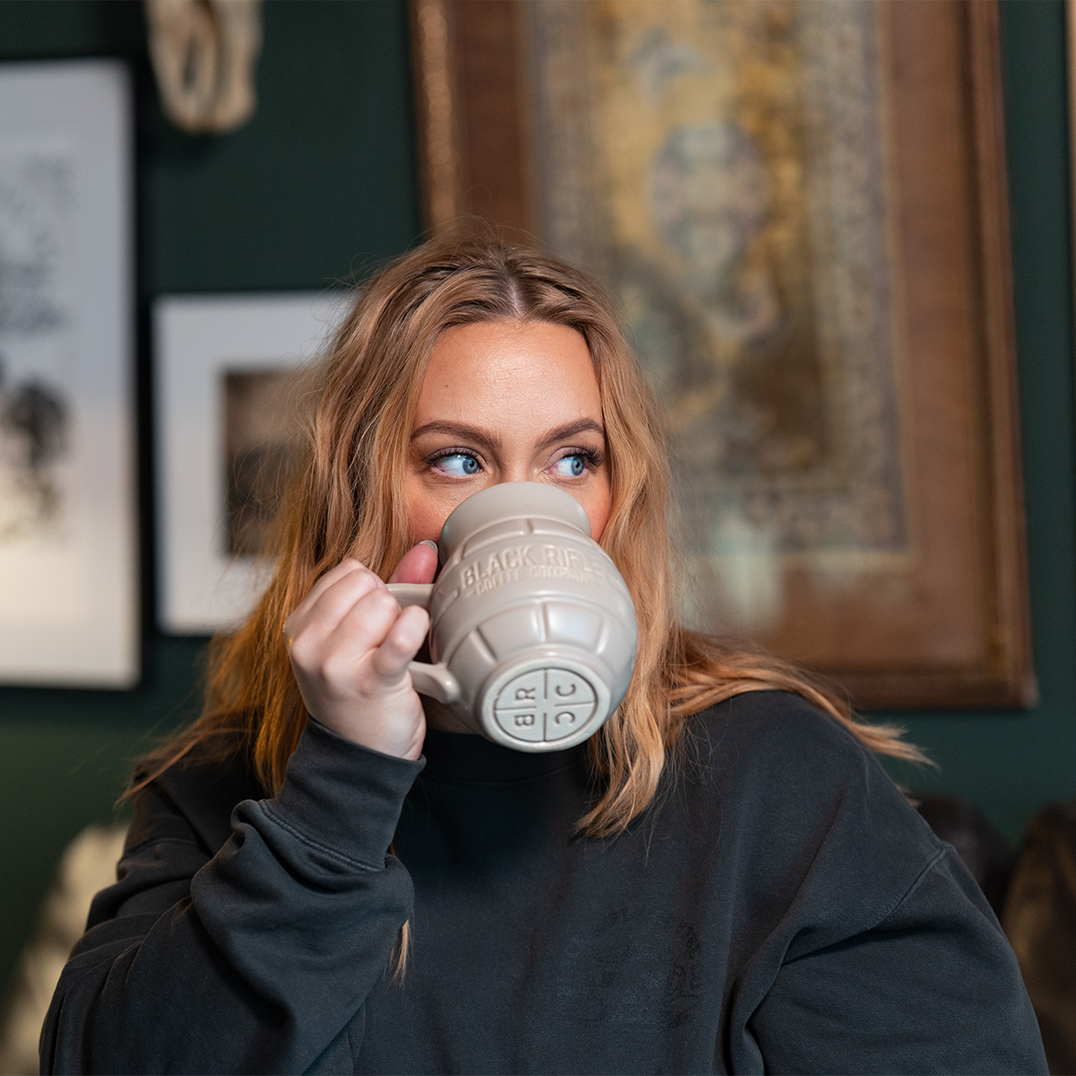 Brcc Grenade Mug, Taupe - Image 4