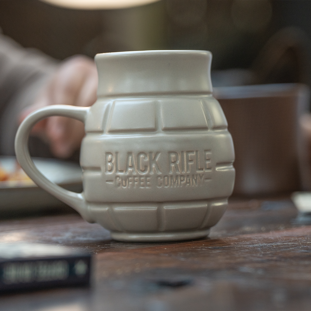Brcc Grenade Mug, Taupe - Image 3