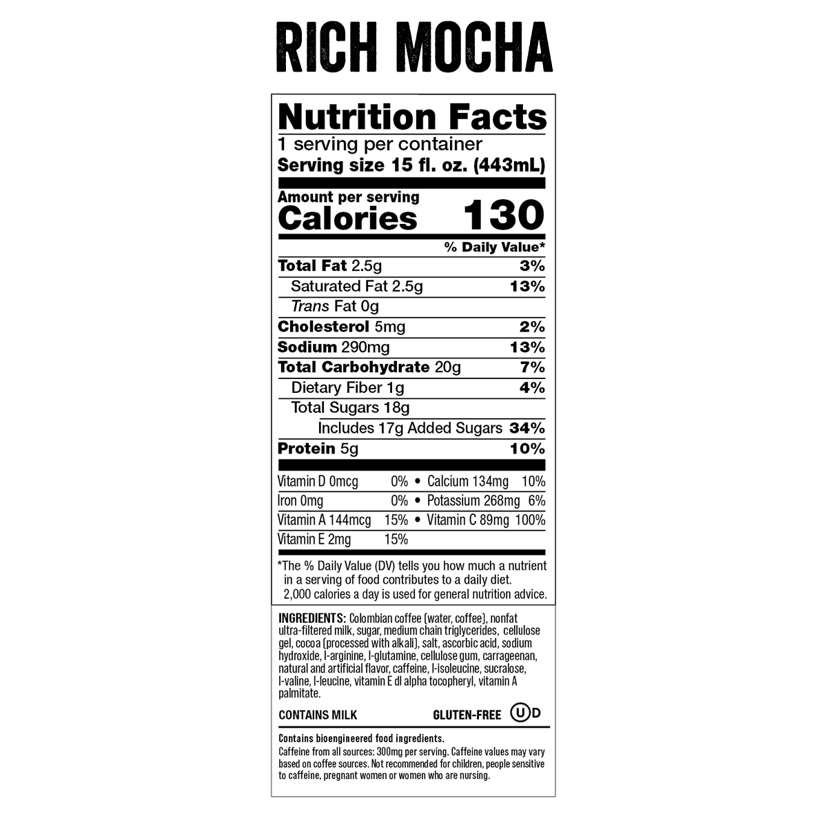 Ready To Drink 300, Rich Mocha - Image 4