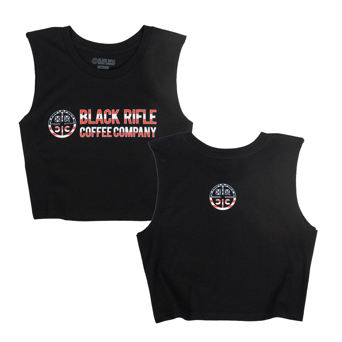 Women's Freedom Company Logo Crop Tank Top