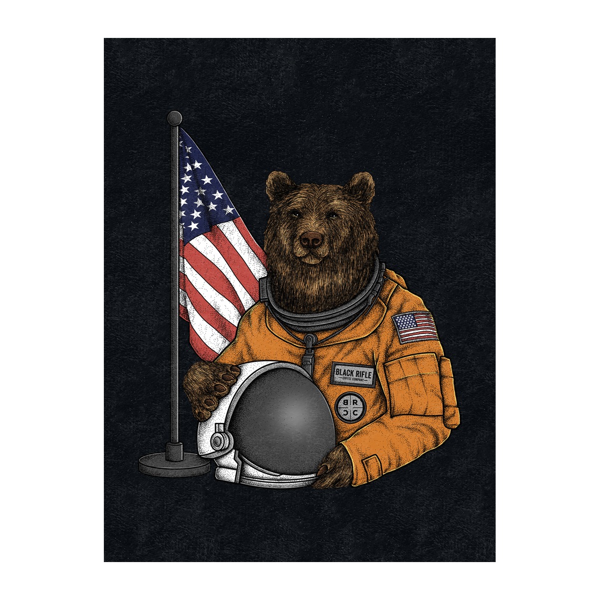 Space Bear Blanket